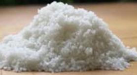 Photo of Fleur de sel sea salt.