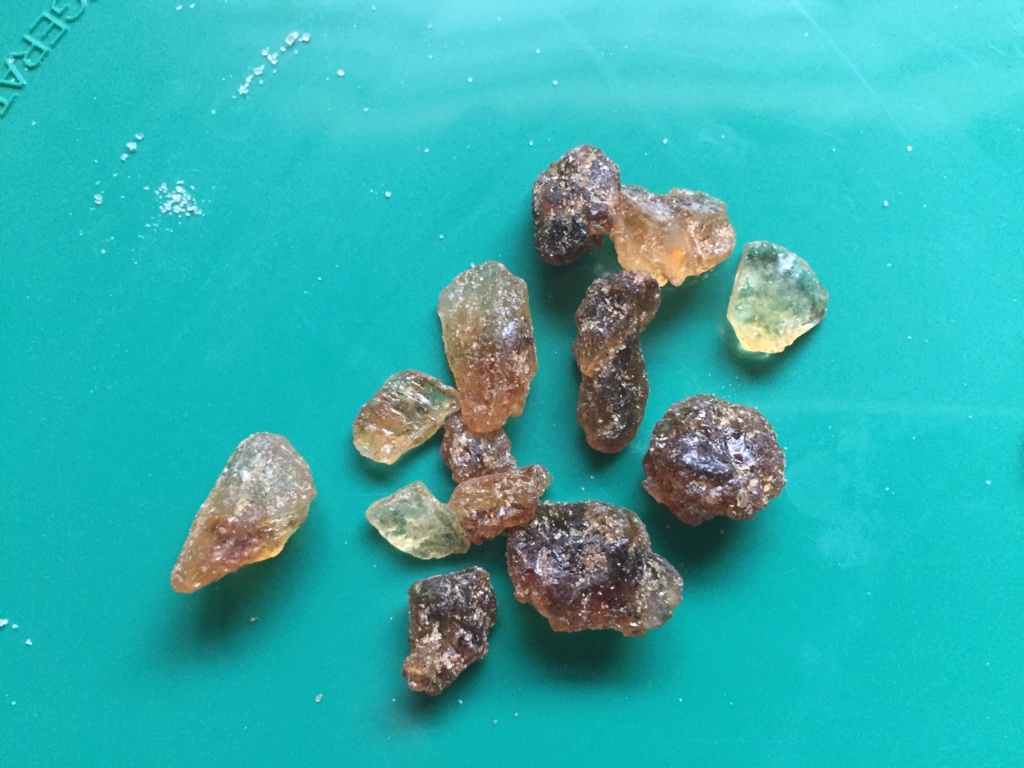 Picture of rock sugar.