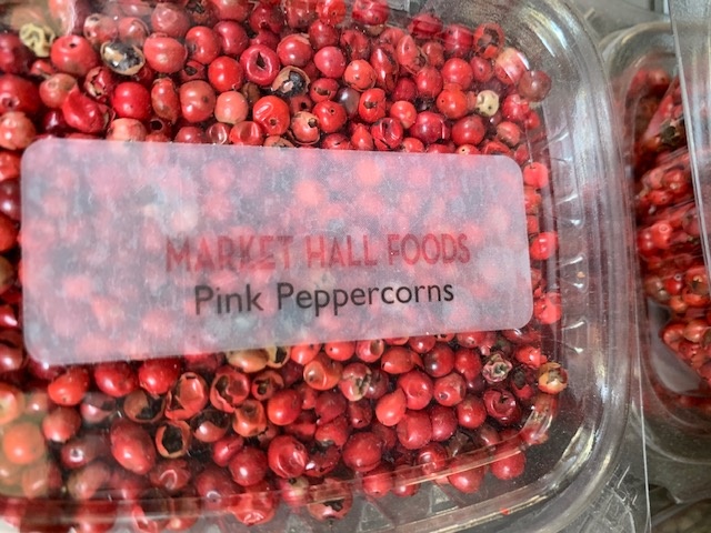 Red peppercorns.