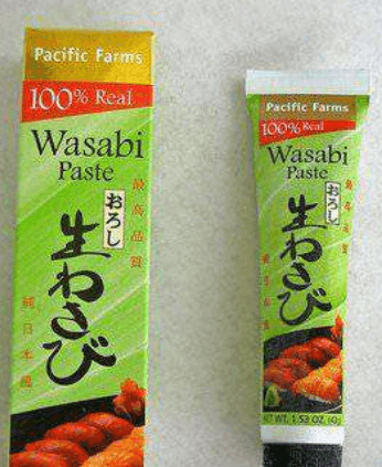 Picture of Wasabi tubes.