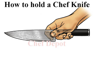 Image result for free picture of holding a chef knife properly