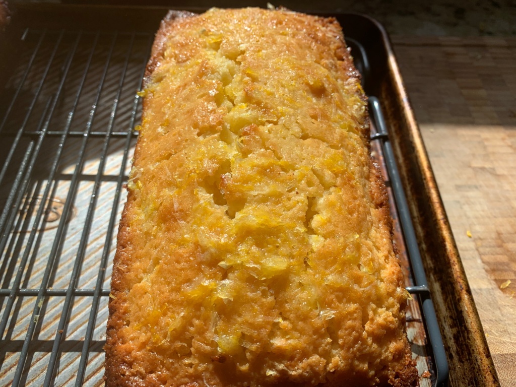 Photo of a lime-lemon loaf