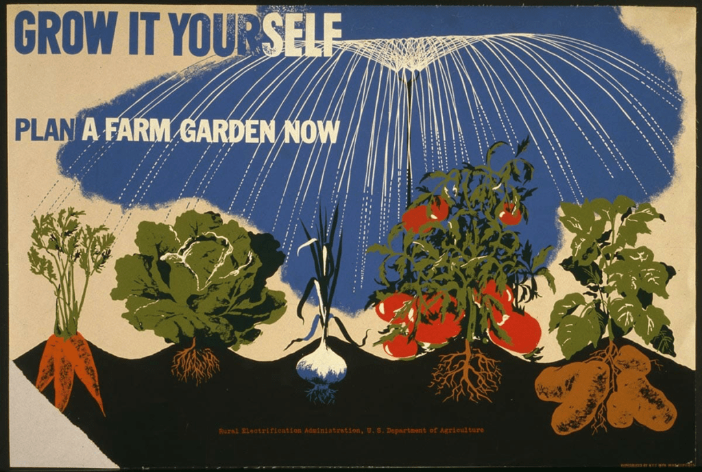 A farming poster from 1943.