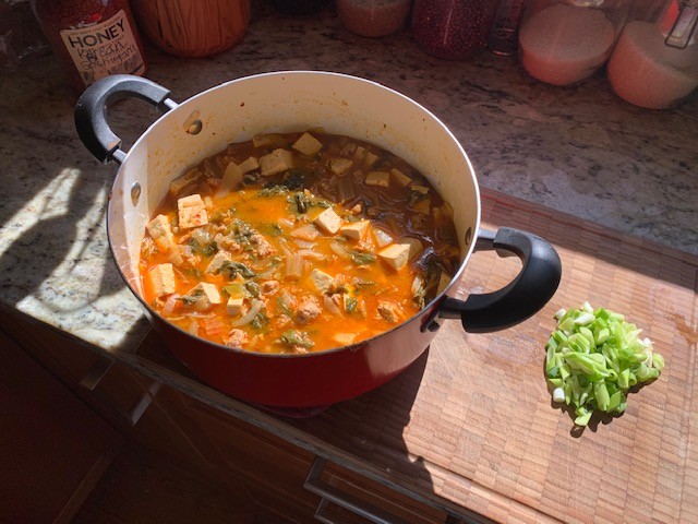 Photo of the stew in a pot.