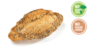 A picture of Brot Box large, multigrain croissant bread.